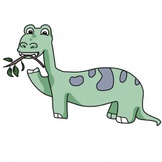 恐龙插画恐龙食草龙的插画