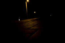 夜拍公园之黑夜的小路