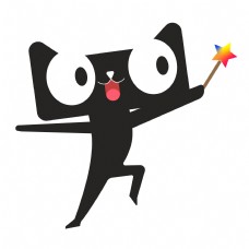 阿里巴巴天猫购物猫形象logo