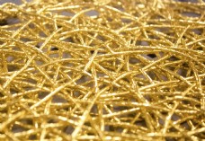金色金属丝素材照片