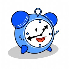 闹钟卡通可爱免扣