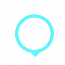 蓝色圆形分类图标