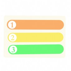 彩色条状数字分类图标