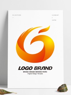 创意设计矢量创意红黄凤凰logo公司标志设计