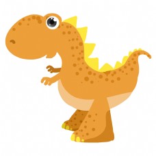 动物玩具恐龙插画