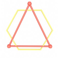 创意五边形三角形设计