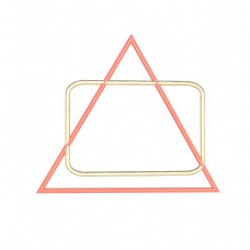 创意几何三角形四边形