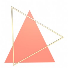 创意C4D立体三角形