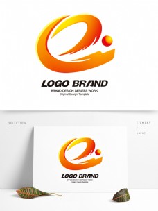 简约现代金龙logo公司标志设计