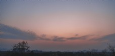 天空夕阳摄影图片