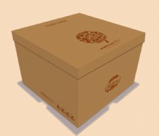 牛皮纸蛋糕盒设计