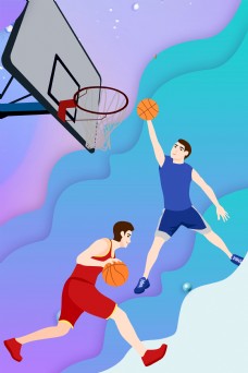 运动会篮球比赛海报