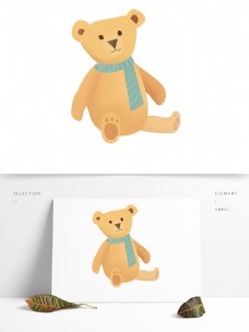 可爱小熊插画图案