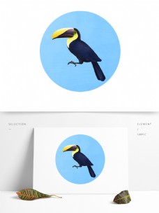 各种风格、类型鸟类元素插画