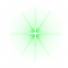 光明绿色光效PSD透明底