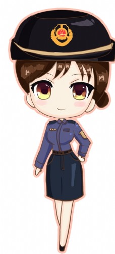 女警察