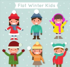 6款可爱冬季儿童