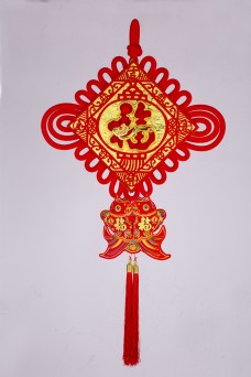 古镇中国结金福字装饰挂件12