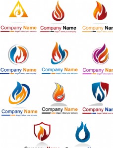 商品火焰logo