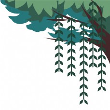 植物树木装饰插画