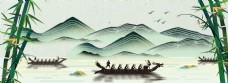 复古中国风端午节海报banner