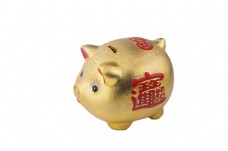 小猪存钱罐小金猪储钱罐漂亮