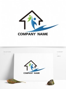 家居建筑地产公司商务logo