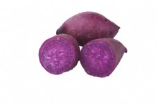 绿色蔬菜紫色新鲜的大紫薯