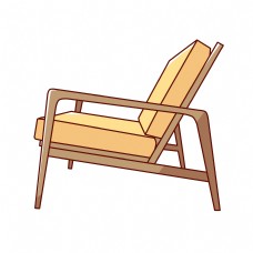家具装饰家具椅子装饰插画