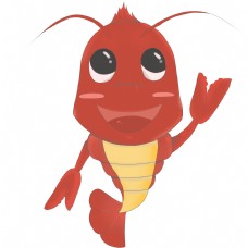 红色打招呼虾插图